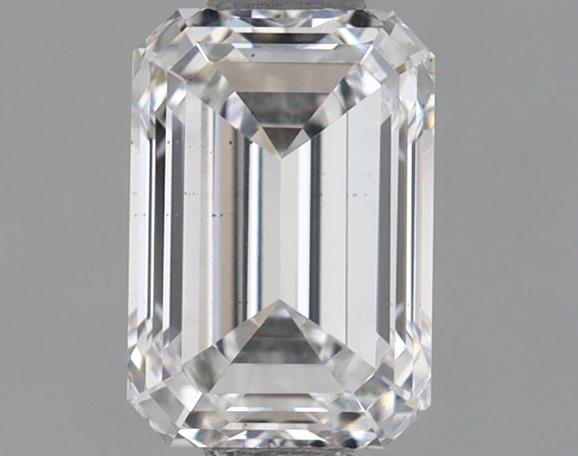 0.84 Carat Emerald Shaped Ideal Cut VS2 IGI Certified Lab Grown Diamond