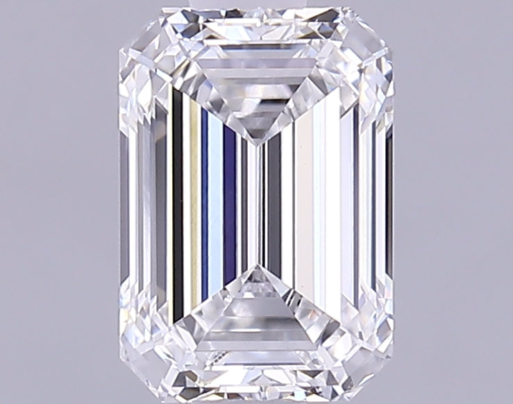 1.08 Carat Emerald Shaped Ideal Cut VVS2 IGI Certified Lab Grown Diamond