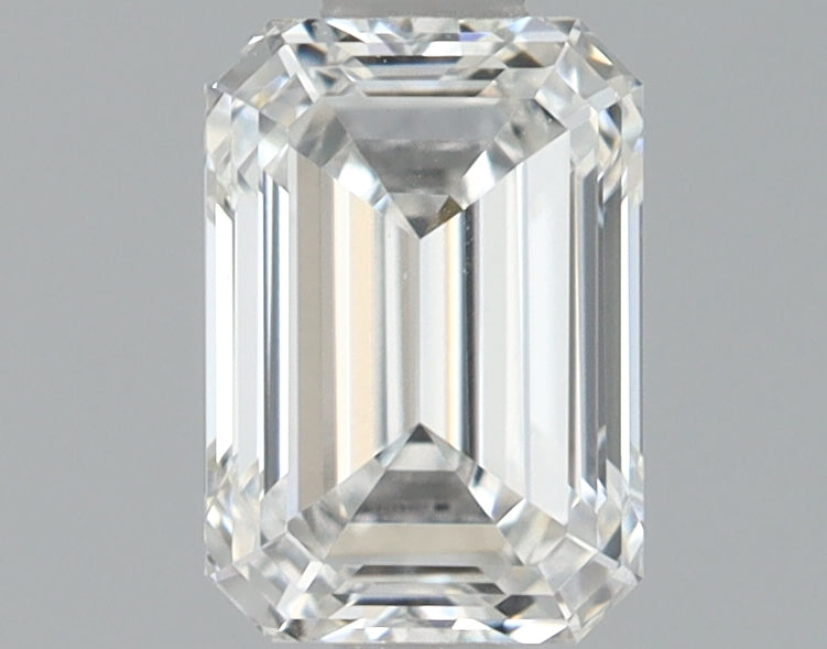0.97 Carat Emerald Shaped Ideal Cut VVS2 IGI Certified Lab Grown Diamond