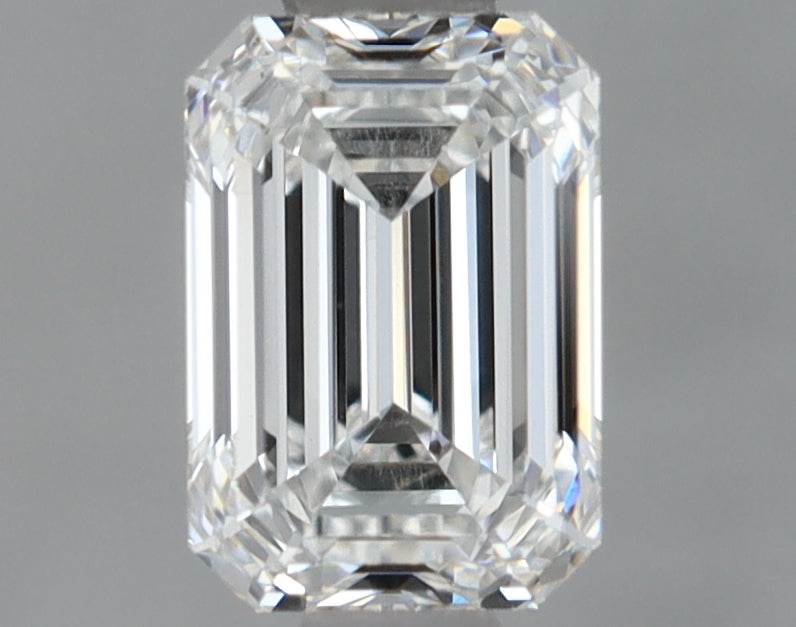 0.97 Carat Emerald Shaped Ideal Cut VVS2 IGI Certified Lab Grown Diamond