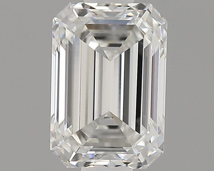 0.8 Carat Emerald Shaped Ideal Cut VVS1 IGI Certified Lab Grown Diamond