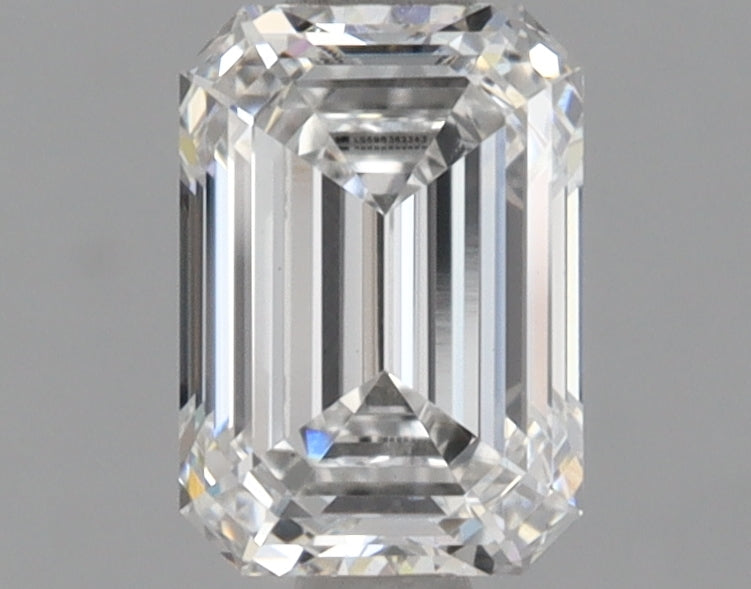 0.86 Carat Emerald Shaped Ideal Cut VS1 IGI Certified Lab Grown Diamond