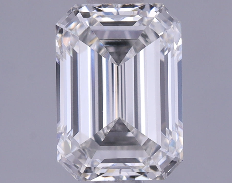 1.21 Carat Emerald Shaped Ideal Cut VVS2 IGI Certified Lab Grown Diamond