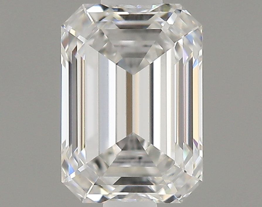 0.95 Carat Emerald Shaped Ideal Cut VVS2 IGI Certified Lab Grown Diamond
