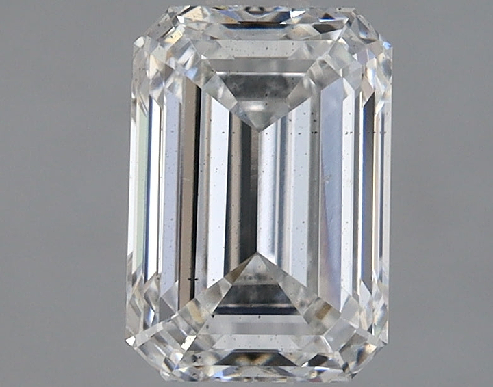 1.81 Carat Emerald Shaped Ideal Cut Si1 Igi Certified Lab Grown Diamond