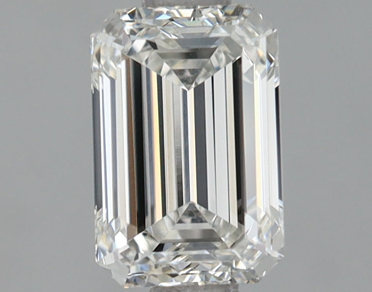 0.84 Carat Emerald Shaped Ideal Cut VVS2 IGI Certified Lab Grown Diamond