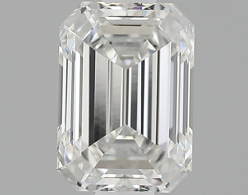 0.73 Carat Emerald Shaped Ideal Cut VVS2 IGI Certified Lab Grown Diamond