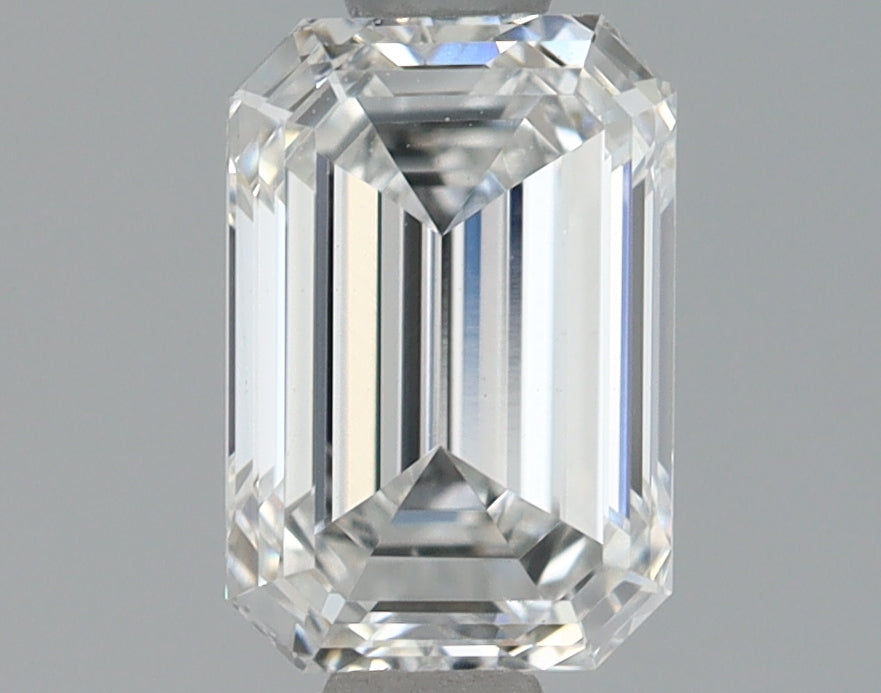 0.88 Carat Emerald Shaped Ideal Cut VS1 IGI Certified Lab Grown Diamond