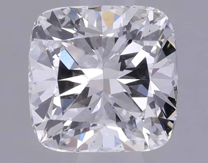 1.45 Carat Cushion Shaped Ideal Cut VVS2 IGI Certified Lab Grown Diamond