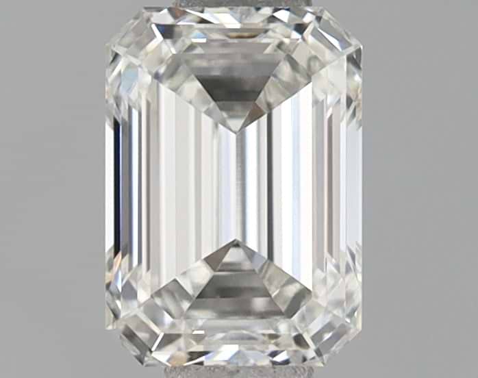 0.74 Carat Emerald Shaped Ideal Cut VVS2 IGI Certified Lab Grown Diamond