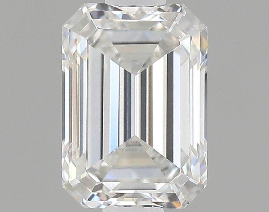 0.91 Carat Emerald Shaped Ideal Cut IF IGI Certified Lab Grown Diamond