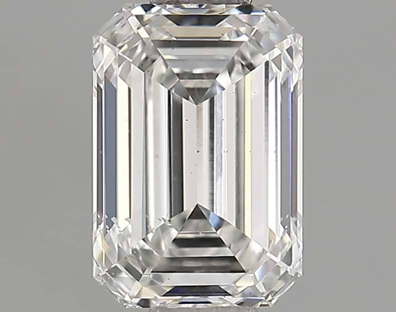 0.83 Carat Emerald Shaped Ideal Cut VS2 IGI Certified Lab Grown Diamond