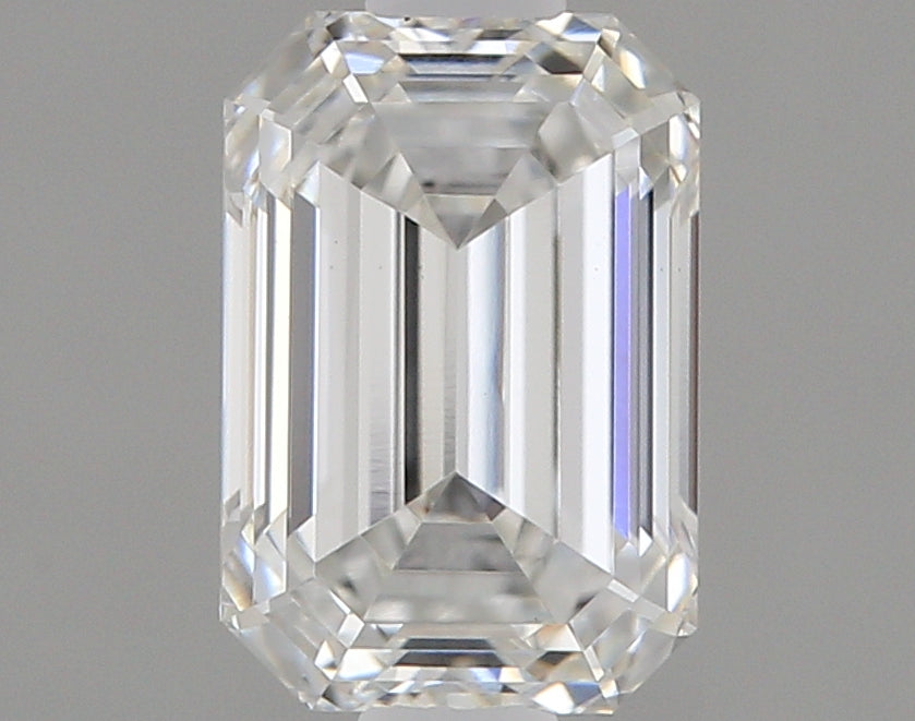 0.88 Carat Emerald Shaped Ideal Cut VS1 IGI Certified Lab Grown Diamond