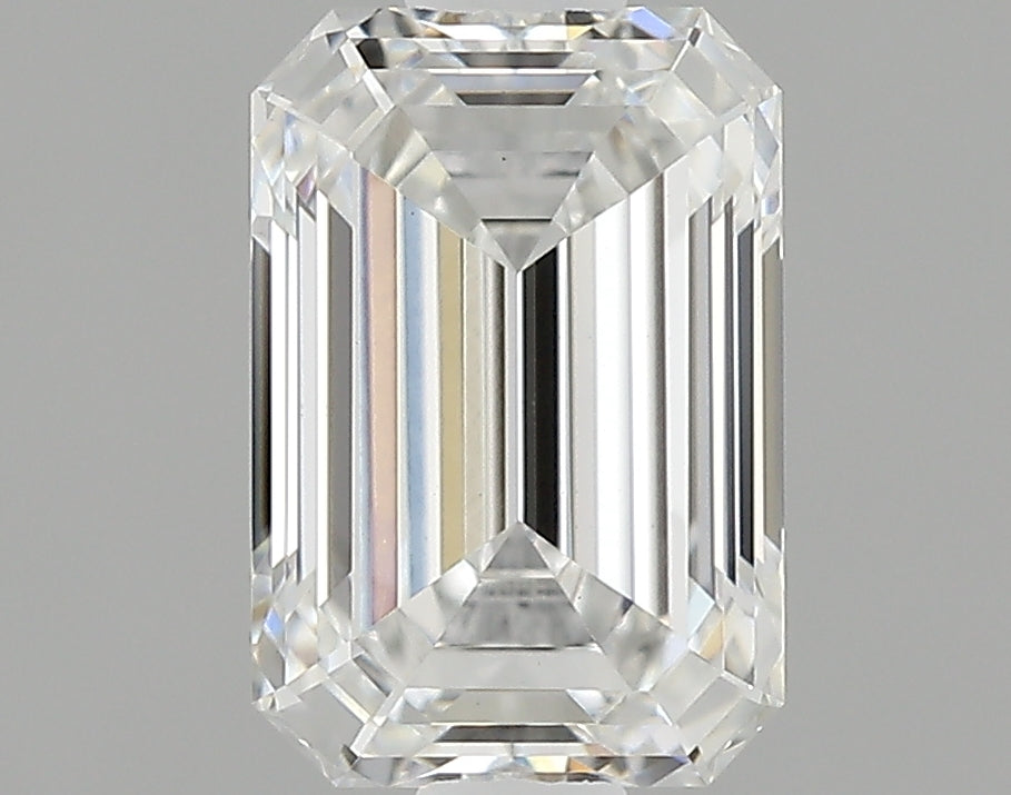 0.85 Carat Emerald Shaped Ideal Cut VVS2 IGI Certified Lab Grown Diamond