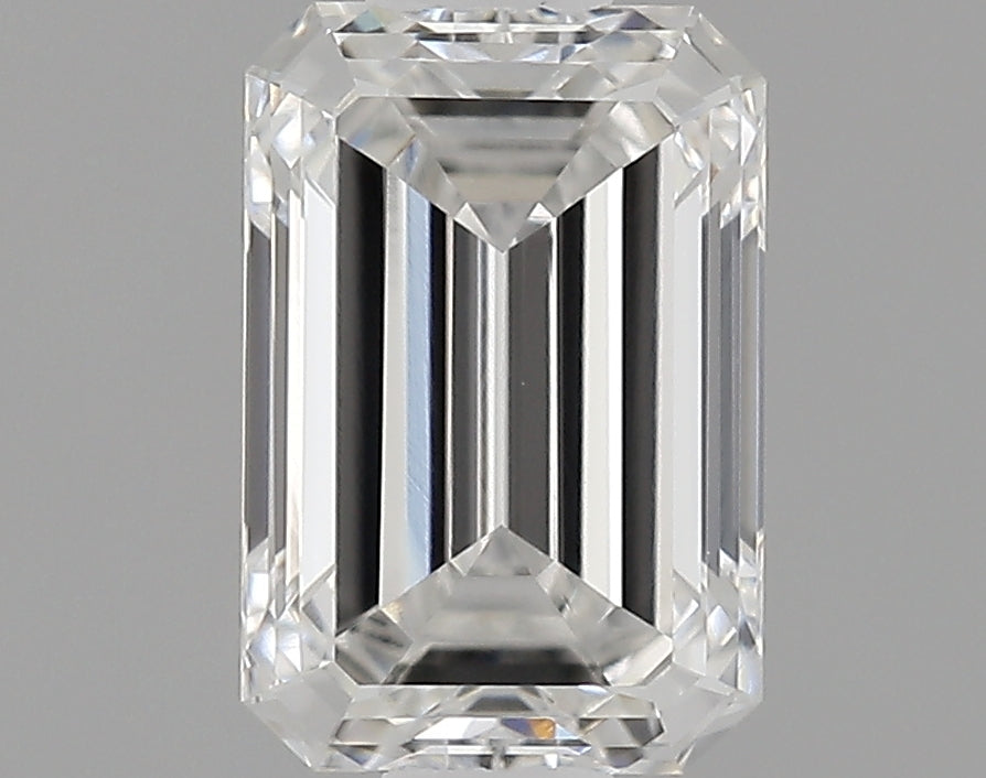 0.73 Carat Emerald Shaped Ideal Cut VVS2 IGI Certified Lab Grown Diamond