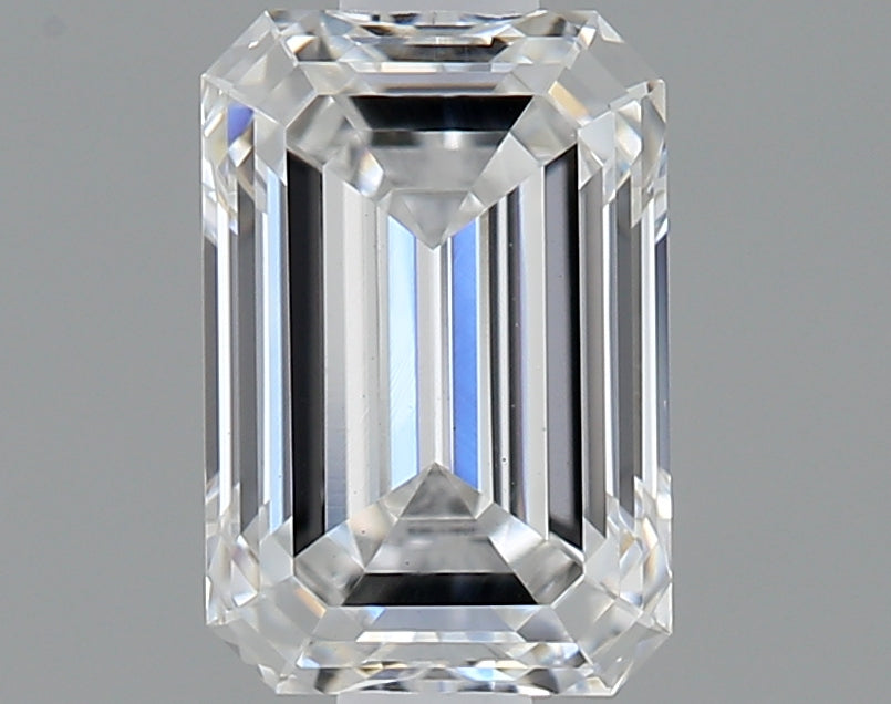 0.92 Carat Emerald Shaped Ideal Cut VVS2 IGI Certified Lab Grown Diamond
