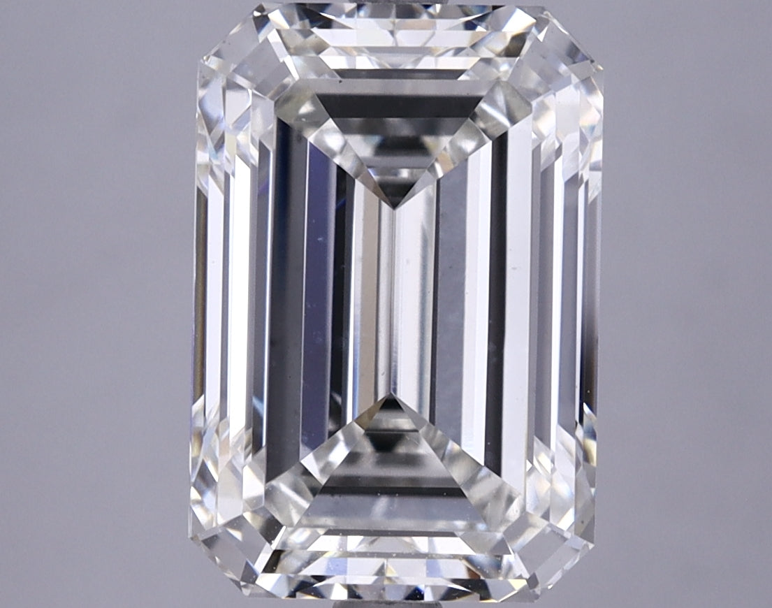 4.96 Carat Emerald Shaped Ideal Cut VS1 IGI Certified Lab Grown Diamond