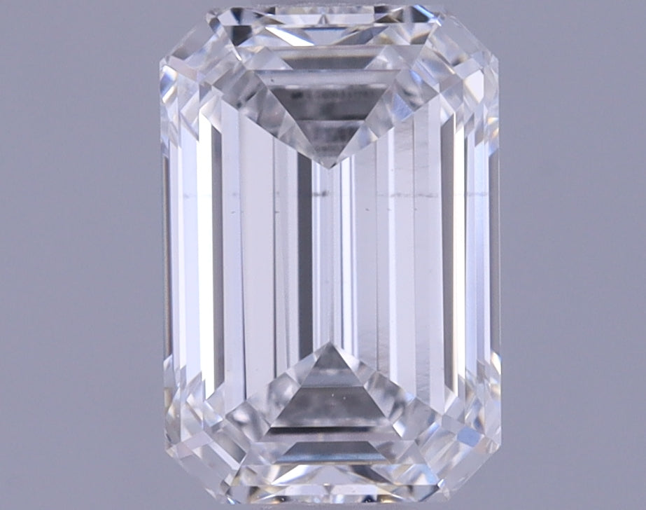 0.95 Carat Emerald Shaped Ideal Cut VS2 IGI Certified Lab Grown Diamond