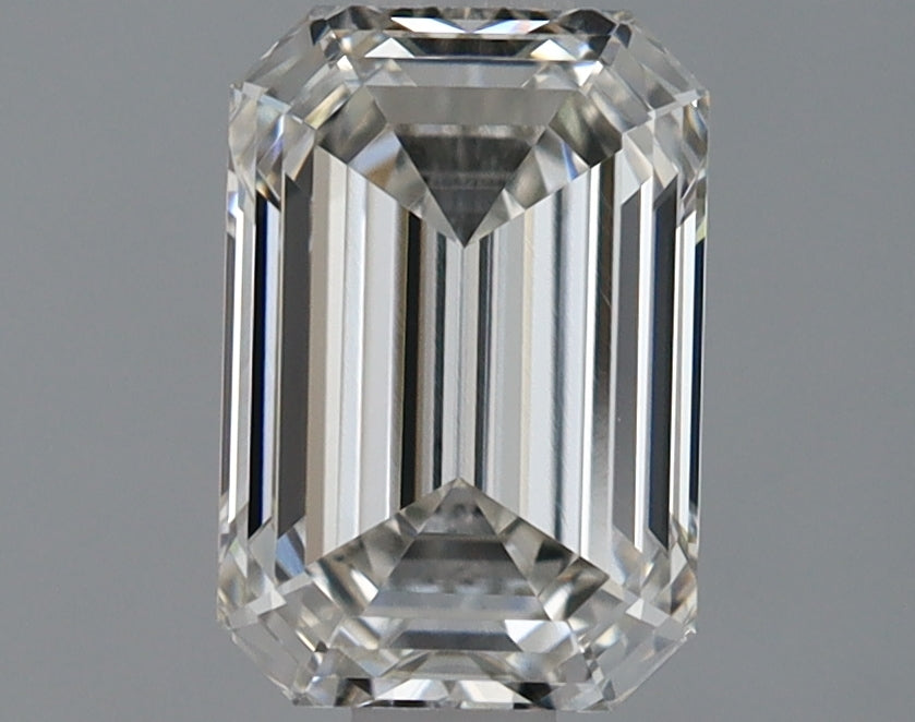 1.34 Carat Emerald Shaped Ideal Cut VVS2 IGI Certified Lab Grown Diamond