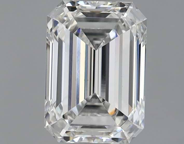 1.34 Carat Emerald Shaped Ideal Cut Vs1 Igi Certified Lab Grown Diamond