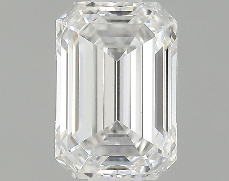 0.82 Carat Emerald Shaped Ideal Cut VVS2 IGI Certified Lab Grown Diamond