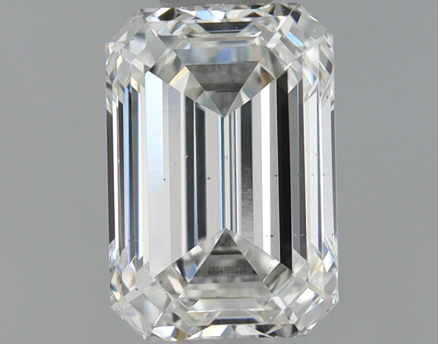 0.84 Carat Emerald Shaped Ideal Cut VS2 IGI Certified Lab Grown Diamond