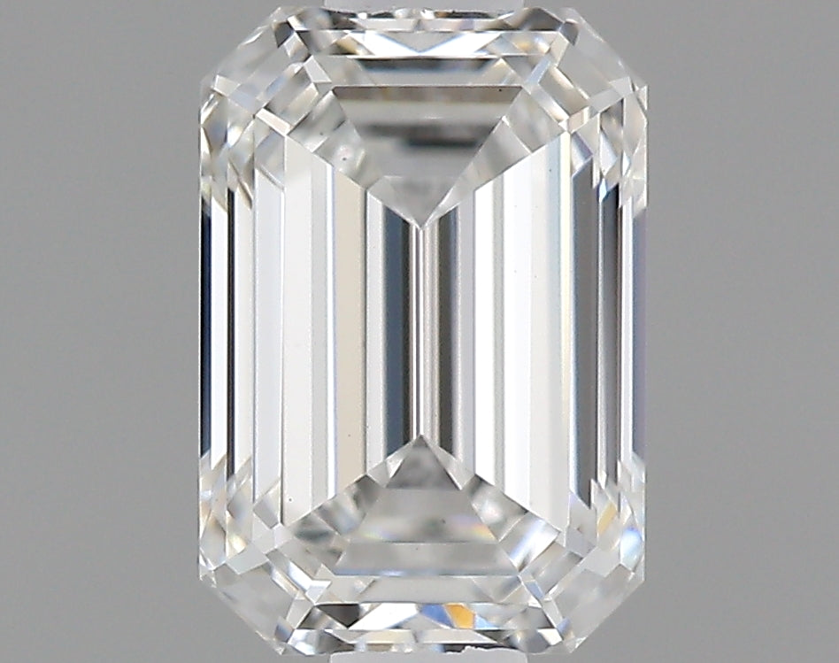 0.82 Carat Emerald Shaped Ideal Cut VS1 IGI Certified Lab Grown Diamond
