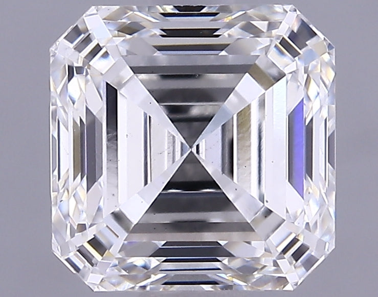 1.7 Carat Asscher Shaped Ideal Cut VS2 IGI Certified Lab Grown Diamond
