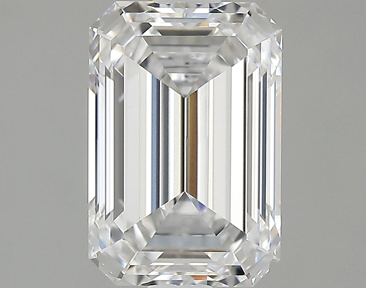 1.64 Carat Emerald Shaped Ideal Cut Vvs2 Igi Certified Lab Grown Diamond