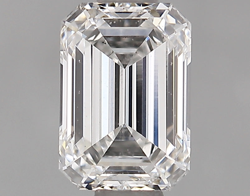 0.84 Carat Emerald Shaped Ideal Cut VS2 IGI Certified Lab Grown Diamond