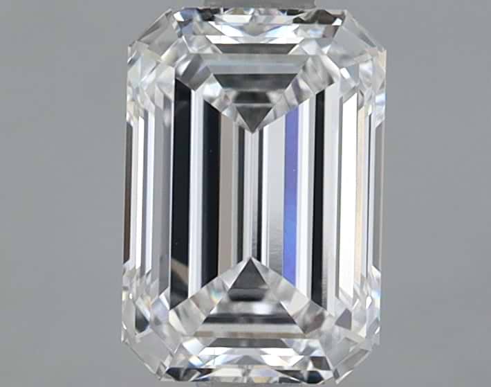1.24 Carat Emerald Shaped Ideal Cut VS1 IGI Certified Lab Grown Diamond