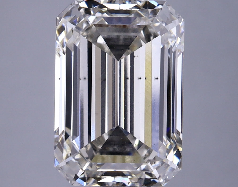 3.96 Carat Emerald Shaped Ideal Cut VS2 IGI Certified Lab Grown Diamond