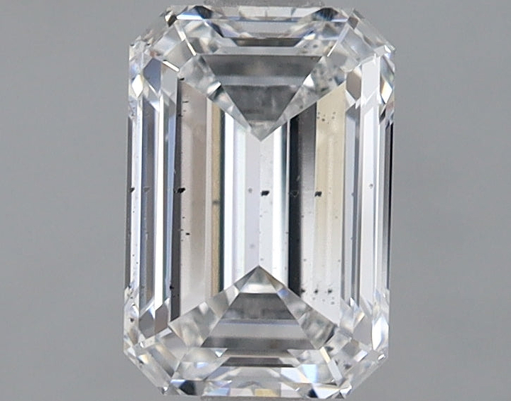 1.34 Carat Emerald Shaped Ideal Cut Si1 Igi Certified Lab Grown Diamond