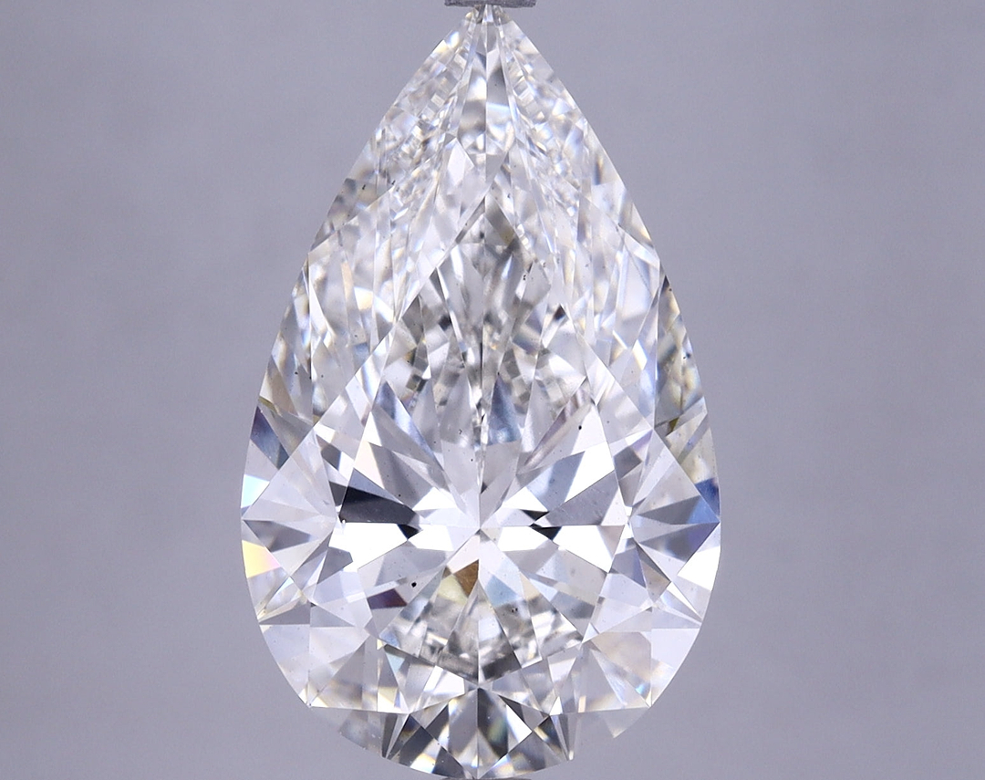 6.01 Carat Pear Shaped Ideal Cut VS2 IGI Certified Lab Grown Diamond