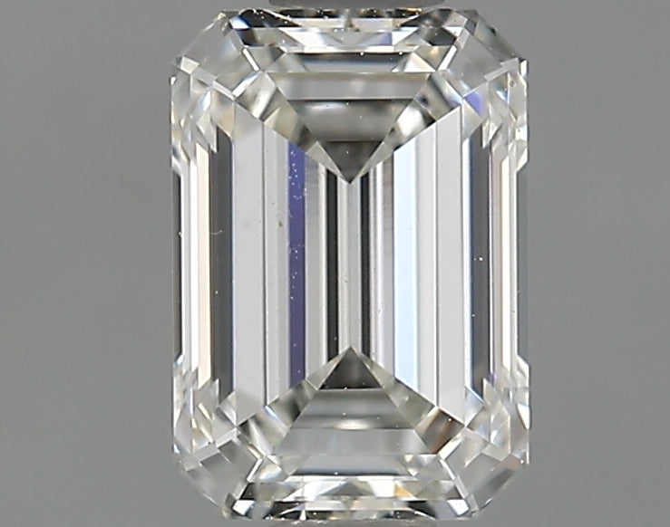 1.11 Carat Emerald Shaped Ideal Cut VVS2 IGI Certified Lab Grown Diamond