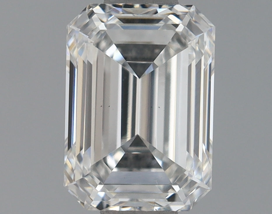 0.87 Carat Emerald Shaped Ideal Cut VS1 IGI Certified Lab Grown Diamond