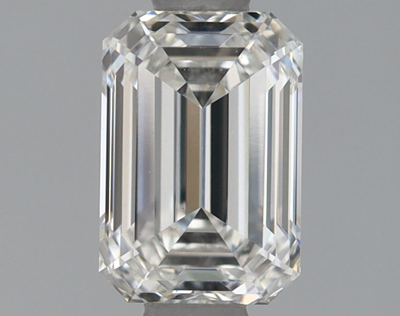 0.88 Carat Emerald Shaped Ideal Cut VS1 IGI Certified Lab Grown Diamond