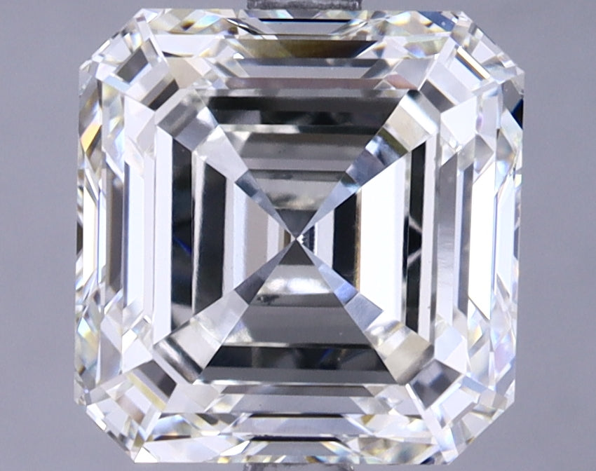 4.07 Carat Asscher Shaped Ideal Cut VVS2 IGI Certified Lab Grown Diamond