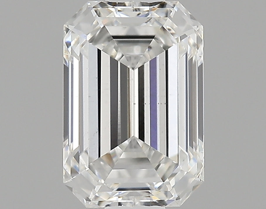 0.88 Carat Emerald Shaped Ideal Cut VS1 IGI Certified Lab Grown Diamond