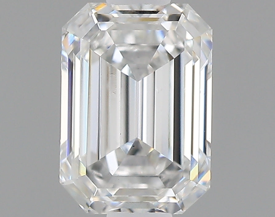 0.88 Carat Emerald Shaped Ideal Cut VS1 IGI Certified Lab Grown Diamond