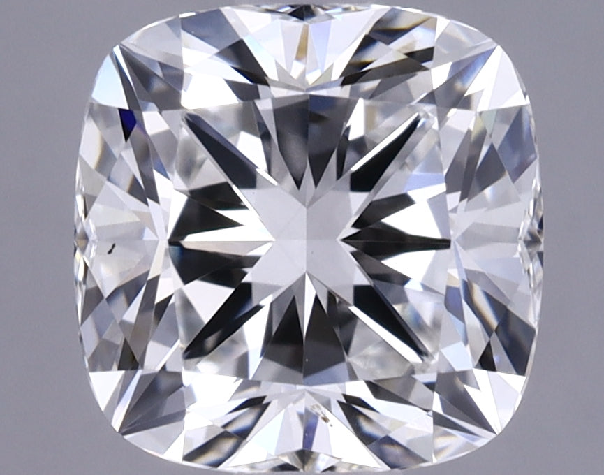 1.61 Carat Cushion Shaped Ideal Cut VVS2 IGI Certified Lab Grown Diamond