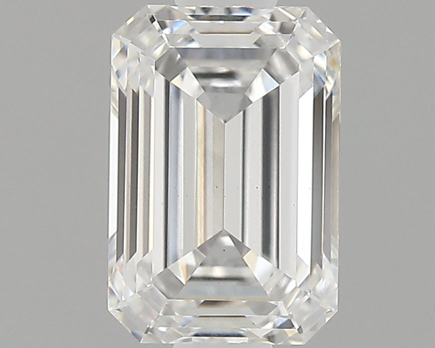0.83 Carat Emerald Shaped Ideal Cut VS1 IGI Certified Lab Grown Diamond