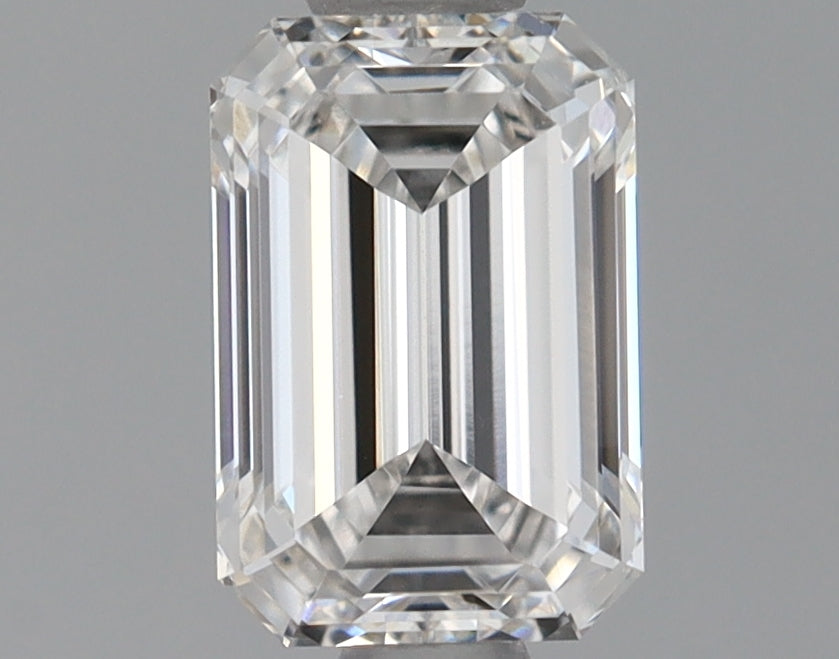 0.72 Carat Emerald Shaped Excellent Cut VVS2 IGI Certified Lab Grown Diamond