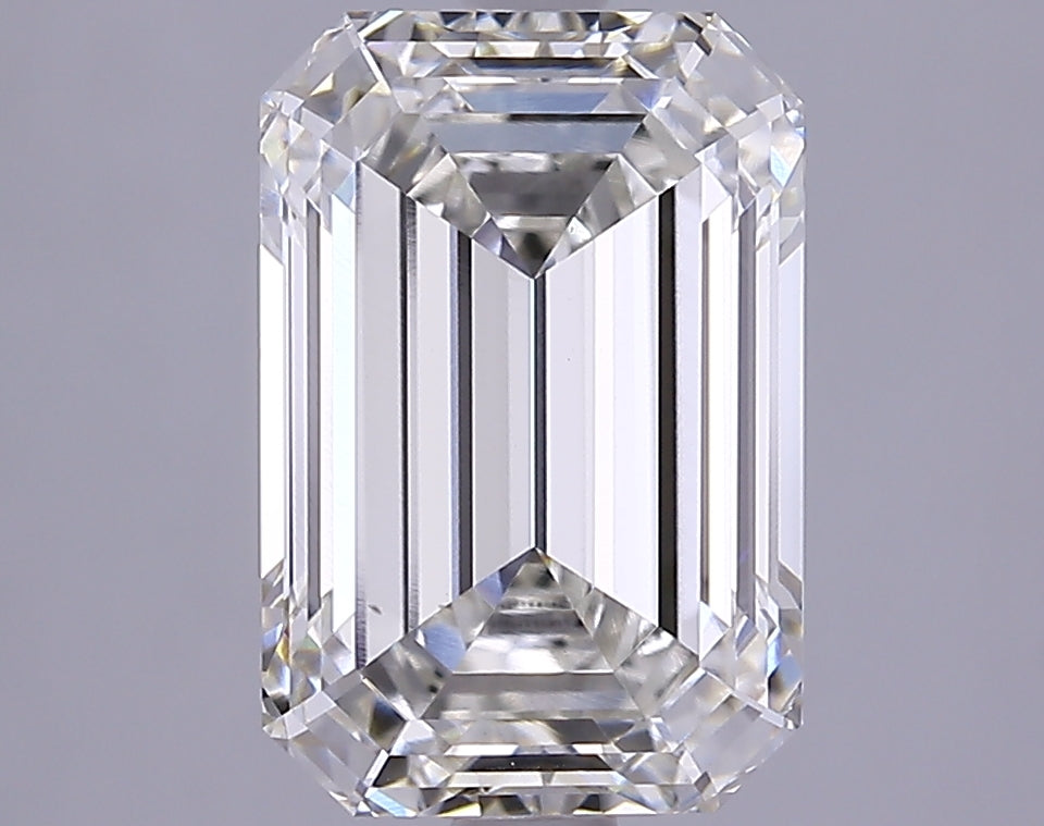 3.91 Carat Emerald Shaped Ideal Cut VS1 IGI Certified Lab Grown Diamond