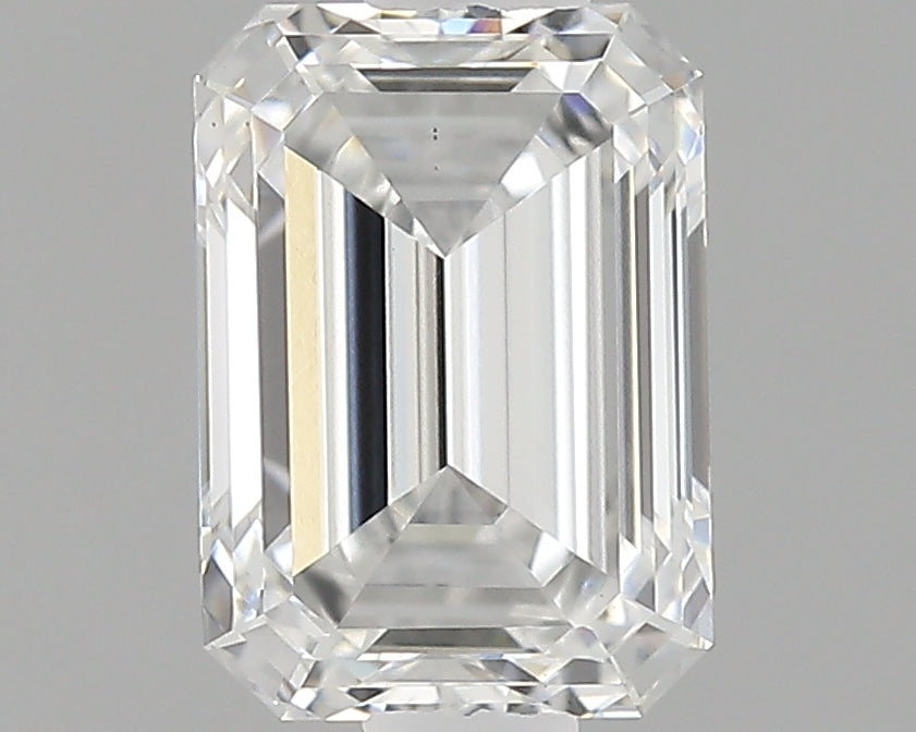 0.88 Carat Emerald Shaped Ideal Cut VS1 IGI Certified Lab Grown Diamond