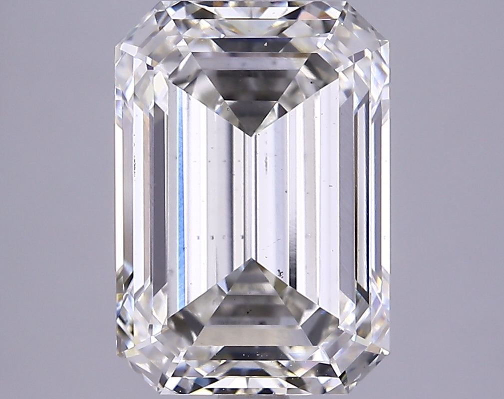 4.82 Carat Emerald Shaped Ideal Cut VS2 IGI Certified Lab Grown Diamond