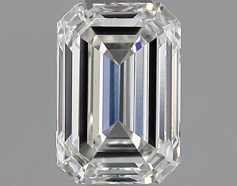 0.85 Carat Emerald Shaped Ideal Cut VS1 IGI Certified Lab Grown Diamond