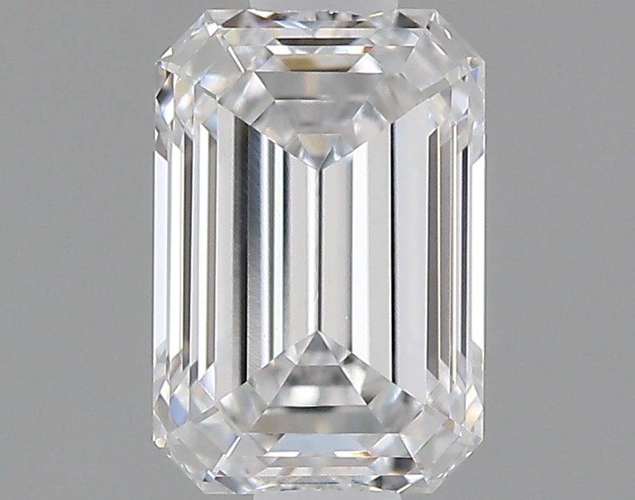 0.83 Carat Emerald Shaped Very Good Cut VVS2 IGI Certified Lab Grown Diamond