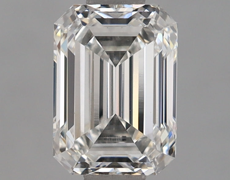 0.93 Carat Emerald Shaped Excellent Cut VVS2 IGI Certified Lab Grown Diamond