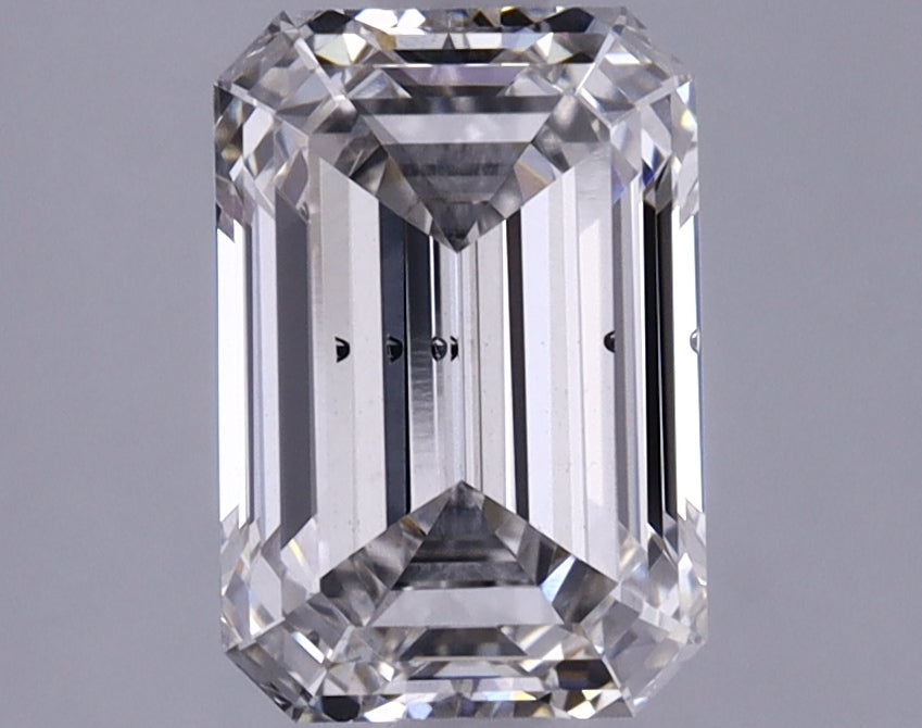 1.82 Carat Emerald Shaped Ideal Cut VS2 IGI Certified Lab Grown Diamond
